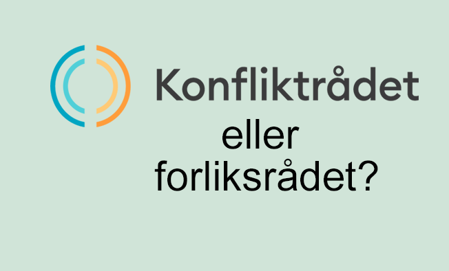 Konfliktrådet eller forliksådet?